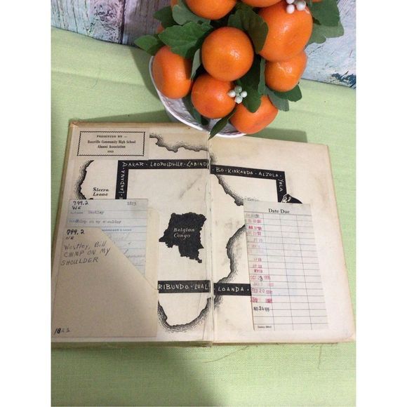 1960 Hardback Chimp On My Shoulder By Bill Wesley First Edition 🍒💕 - Picture 4 of 14